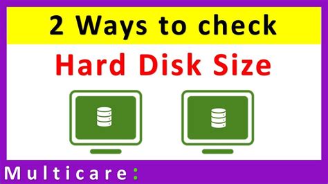 how to check hard drive size